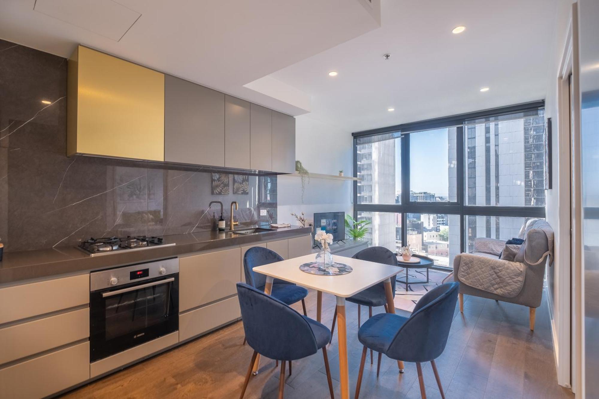 Relaxed 1Br1Ba City View Apt Wifi In Cbd Melbourne Esterno foto