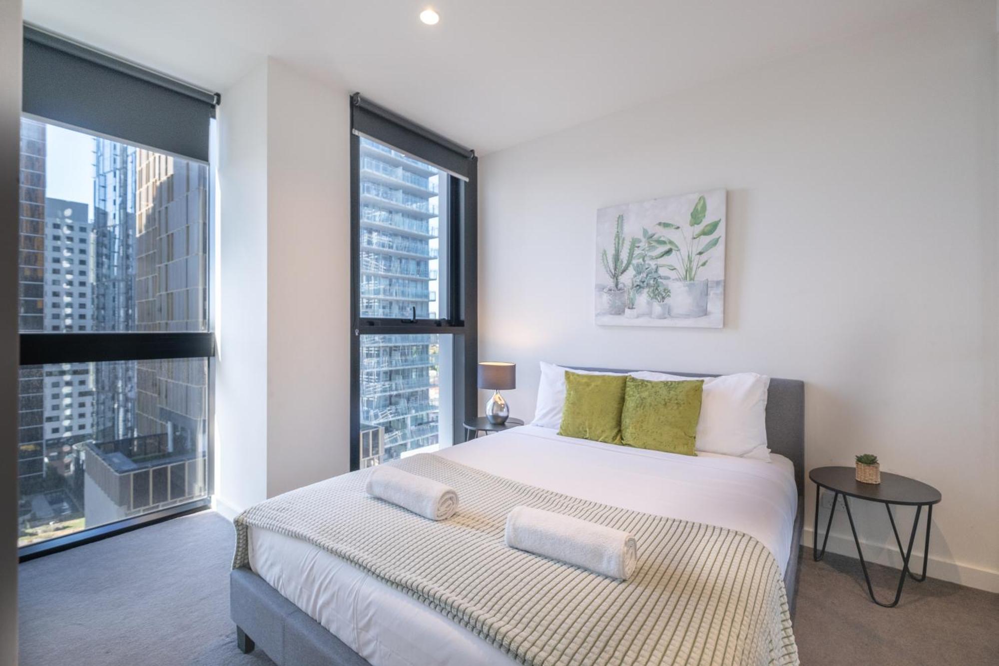 Relaxed 1Br1Ba City View Apt Wifi In Cbd Melbourne Esterno foto